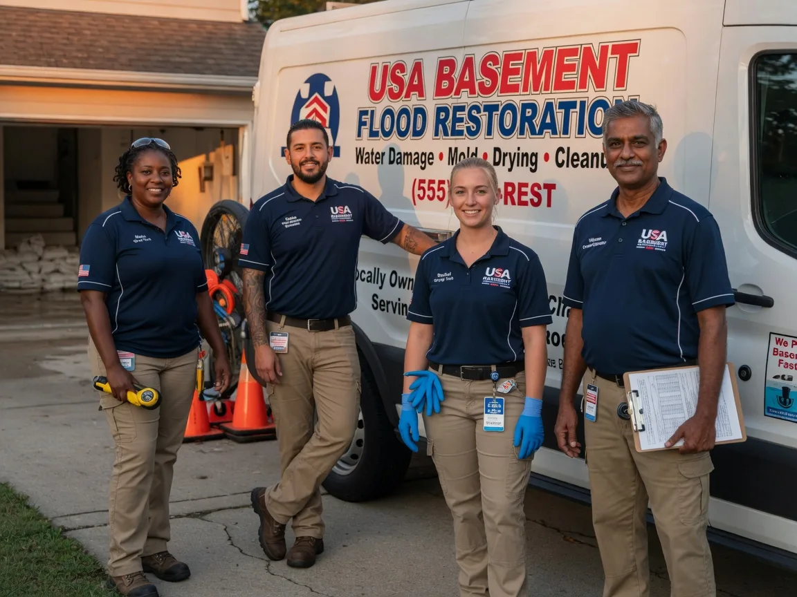 Basement Flood Cleanup company in Noble, IL